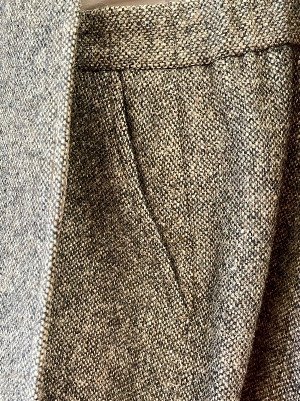 Orvis 100% Wool Tweed Suit Set Blazer Pants Size 12 - Picture 6 of 13